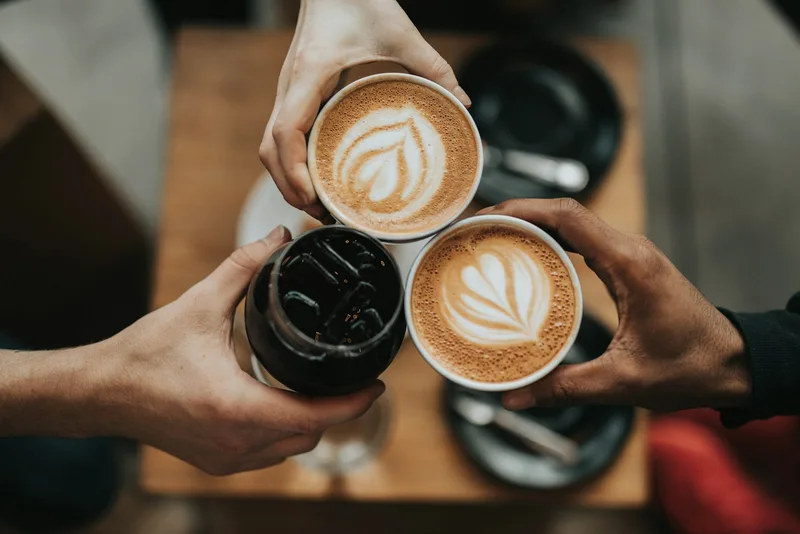 Roasted coffee beans
